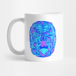 Blue Metamorphosis Wave of Thoughts Mug